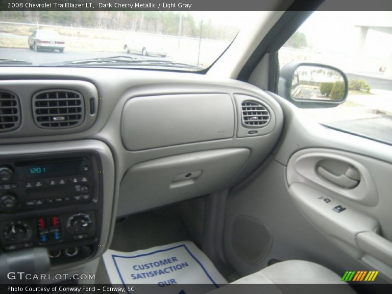 Dark Cherry Metallic / Light Gray 2008 Chevrolet TrailBlazer LT