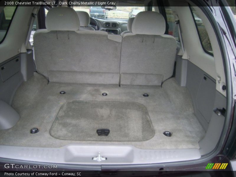 Dark Cherry Metallic / Light Gray 2008 Chevrolet TrailBlazer LT