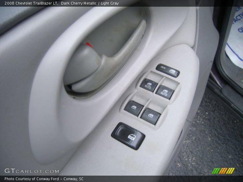 Dark Cherry Metallic / Light Gray 2008 Chevrolet TrailBlazer LT