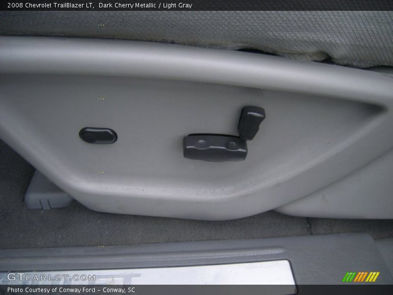 Dark Cherry Metallic / Light Gray 2008 Chevrolet TrailBlazer LT