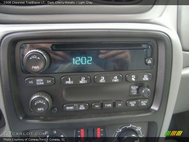 Dark Cherry Metallic / Light Gray 2008 Chevrolet TrailBlazer LT