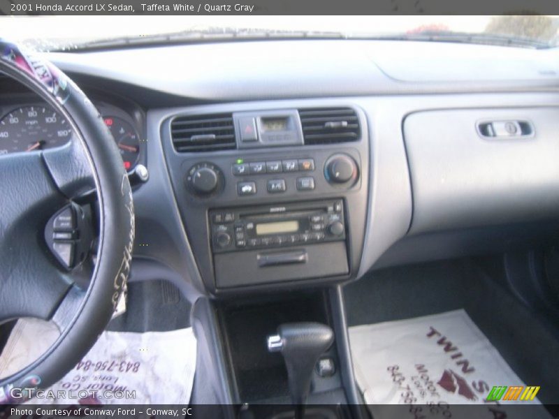 Taffeta White / Quartz Gray 2001 Honda Accord LX Sedan