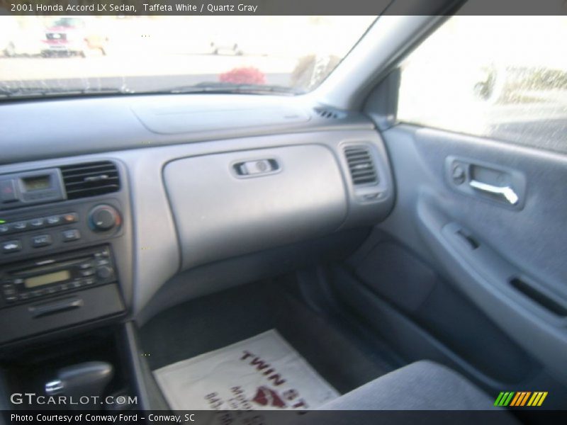 Taffeta White / Quartz Gray 2001 Honda Accord LX Sedan