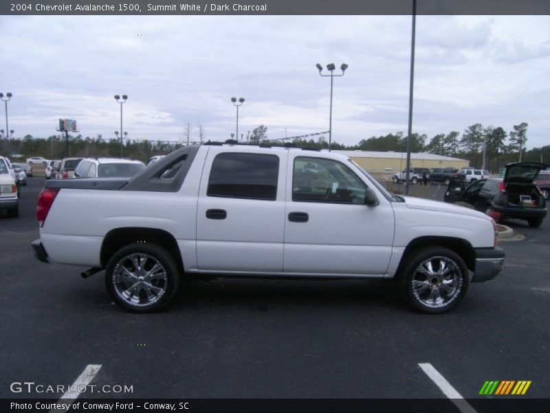 Summit White / Dark Charcoal 2004 Chevrolet Avalanche 1500