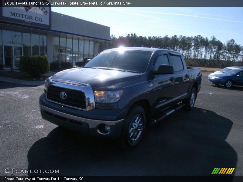Slate Gray Metallic / Graphite Gray 2008 Toyota Tundra SR5 CrewMax