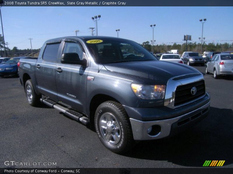 Slate Gray Metallic / Graphite Gray 2008 Toyota Tundra SR5 CrewMax