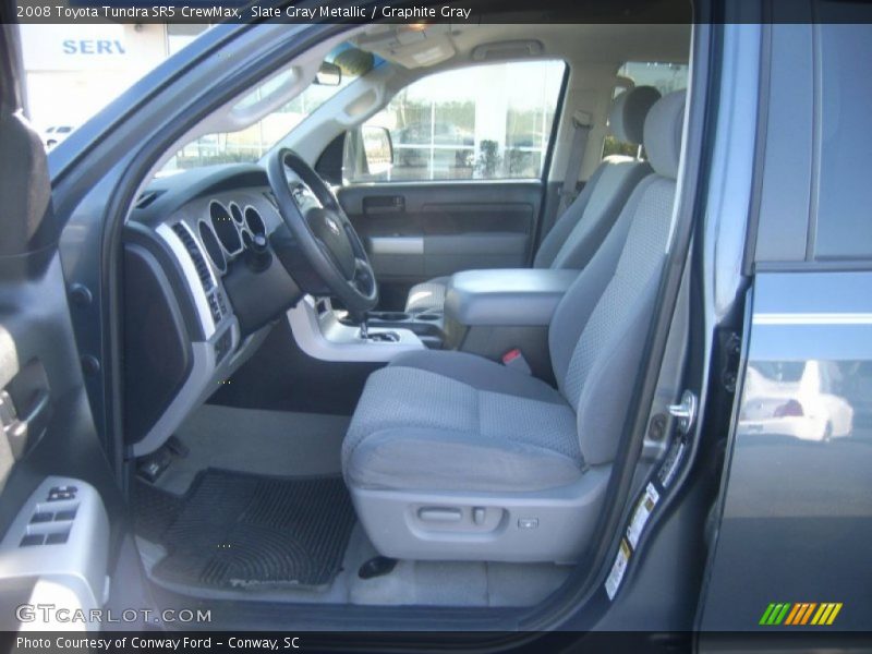 Slate Gray Metallic / Graphite Gray 2008 Toyota Tundra SR5 CrewMax