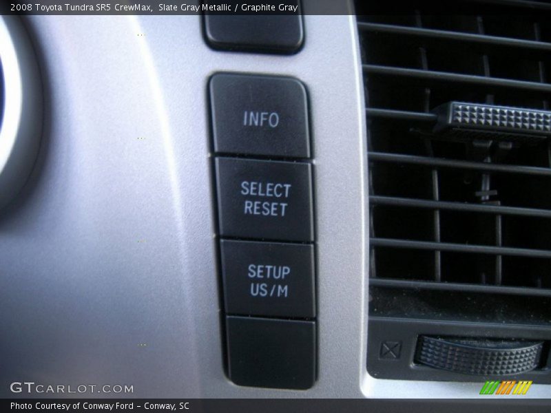 Slate Gray Metallic / Graphite Gray 2008 Toyota Tundra SR5 CrewMax