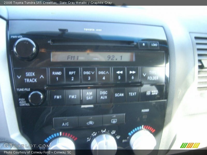 Slate Gray Metallic / Graphite Gray 2008 Toyota Tundra SR5 CrewMax