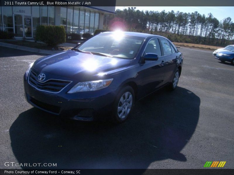 Blue Ribbon Metallic / Ash 2011 Toyota Camry LE