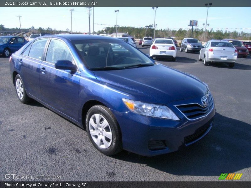 Blue Ribbon Metallic / Ash 2011 Toyota Camry LE