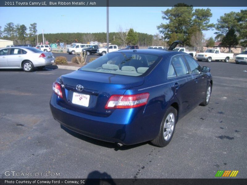 Blue Ribbon Metallic / Ash 2011 Toyota Camry LE