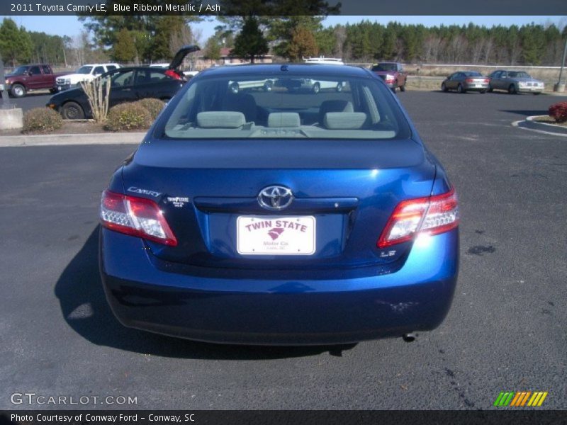 Blue Ribbon Metallic / Ash 2011 Toyota Camry LE