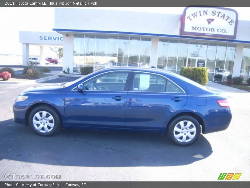 Blue Ribbon Metallic / Ash 2011 Toyota Camry LE