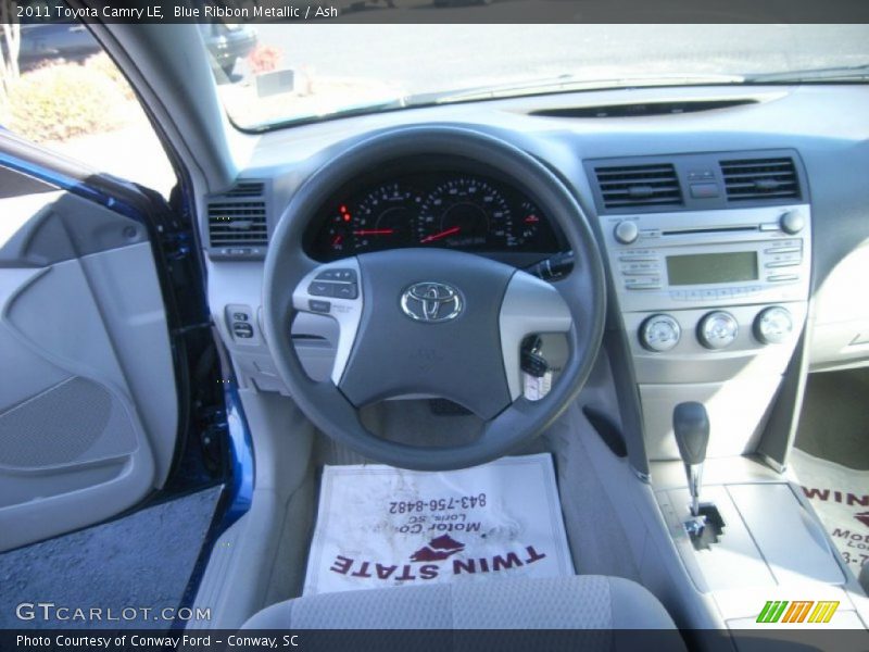 Blue Ribbon Metallic / Ash 2011 Toyota Camry LE