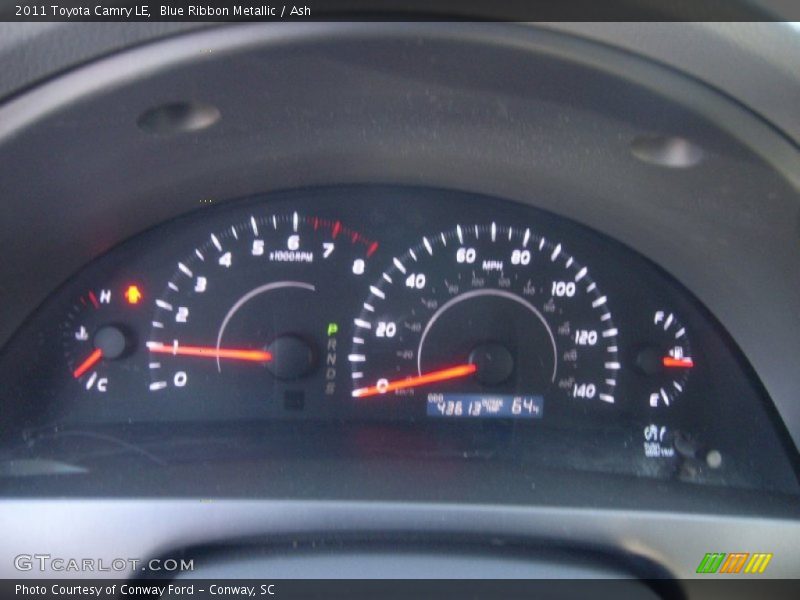 Blue Ribbon Metallic / Ash 2011 Toyota Camry LE