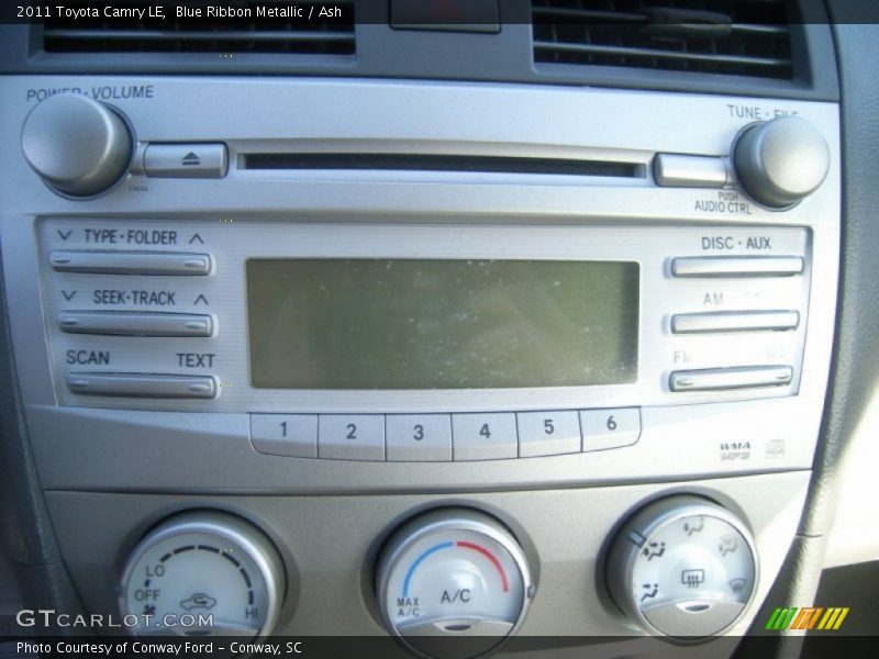 Blue Ribbon Metallic / Ash 2011 Toyota Camry LE