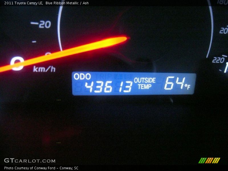 Blue Ribbon Metallic / Ash 2011 Toyota Camry LE