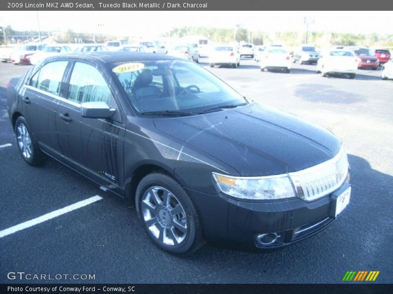 Tuxedo Black Metallic / Dark Charcoal 2009 Lincoln MKZ AWD Sedan