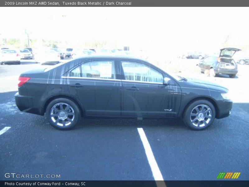 Tuxedo Black Metallic / Dark Charcoal 2009 Lincoln MKZ AWD Sedan