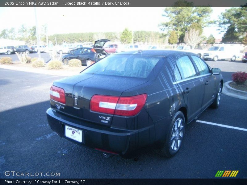 Tuxedo Black Metallic / Dark Charcoal 2009 Lincoln MKZ AWD Sedan