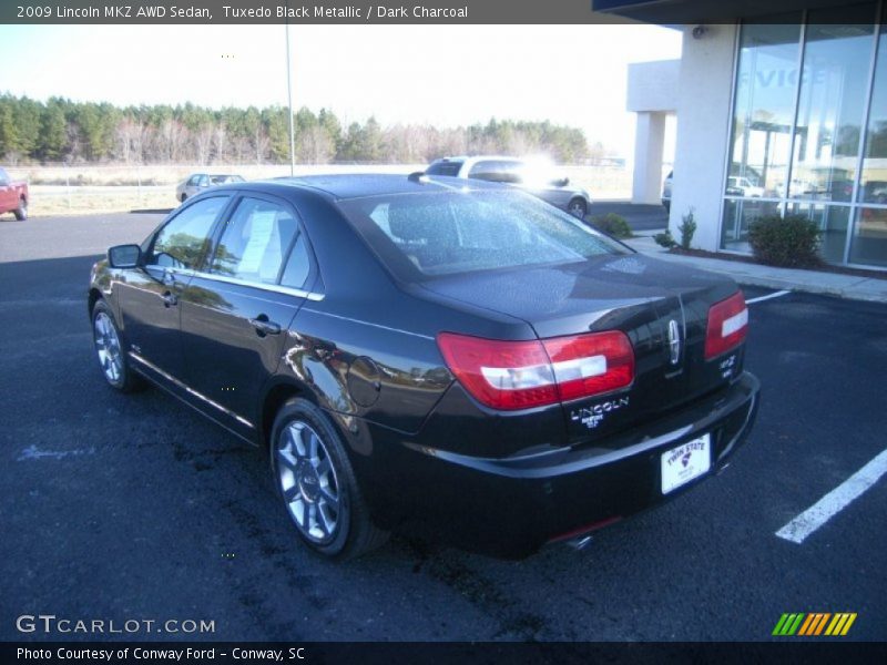 Tuxedo Black Metallic / Dark Charcoal 2009 Lincoln MKZ AWD Sedan