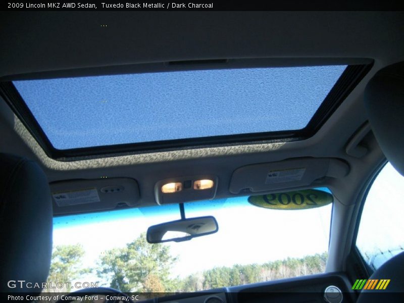 Tuxedo Black Metallic / Dark Charcoal 2009 Lincoln MKZ AWD Sedan