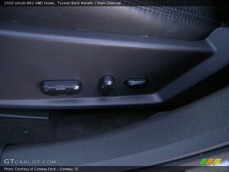 Tuxedo Black Metallic / Dark Charcoal 2009 Lincoln MKZ AWD Sedan