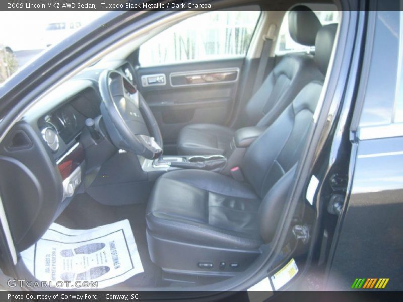 Tuxedo Black Metallic / Dark Charcoal 2009 Lincoln MKZ AWD Sedan