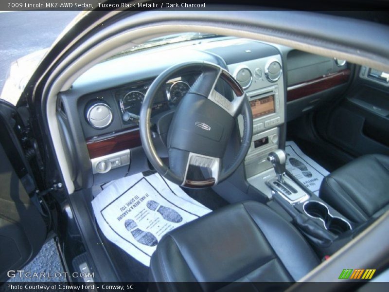 Tuxedo Black Metallic / Dark Charcoal 2009 Lincoln MKZ AWD Sedan