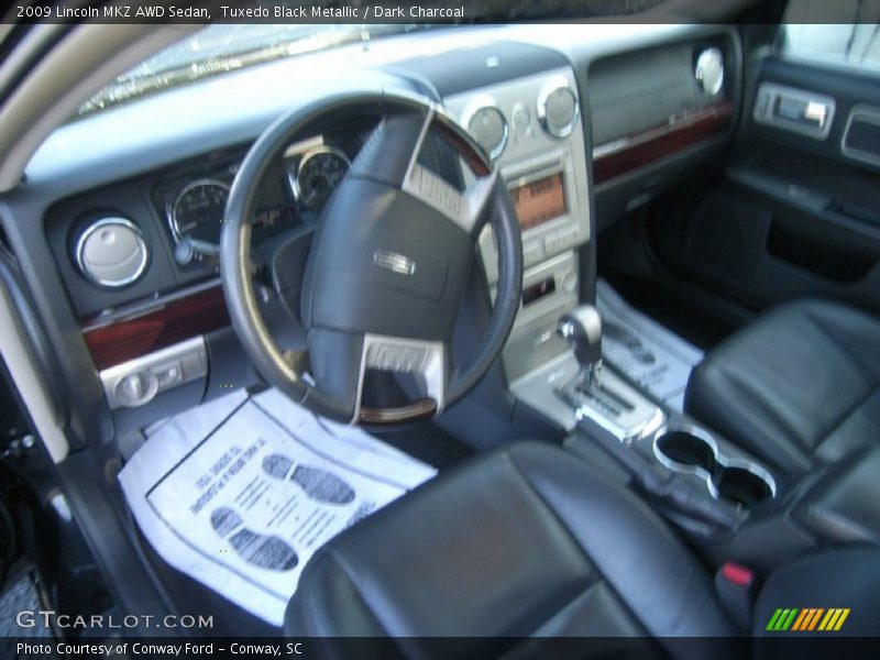 Tuxedo Black Metallic / Dark Charcoal 2009 Lincoln MKZ AWD Sedan