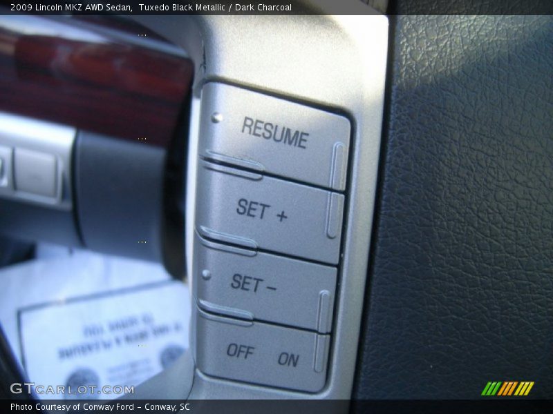 Tuxedo Black Metallic / Dark Charcoal 2009 Lincoln MKZ AWD Sedan