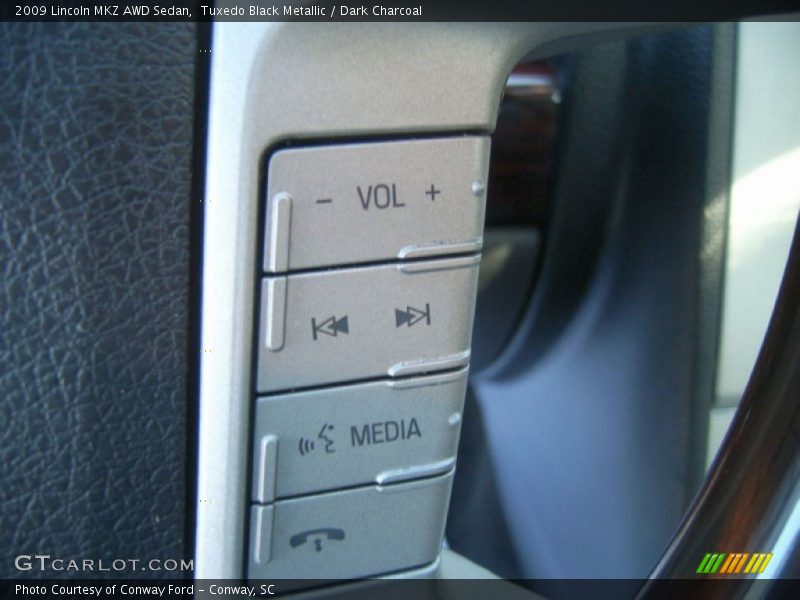 Tuxedo Black Metallic / Dark Charcoal 2009 Lincoln MKZ AWD Sedan