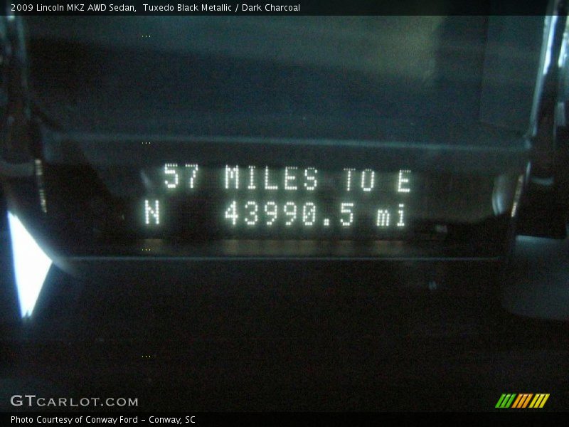 Tuxedo Black Metallic / Dark Charcoal 2009 Lincoln MKZ AWD Sedan