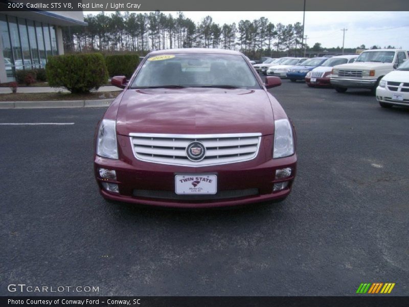 Red Line / Light Gray 2005 Cadillac STS V8