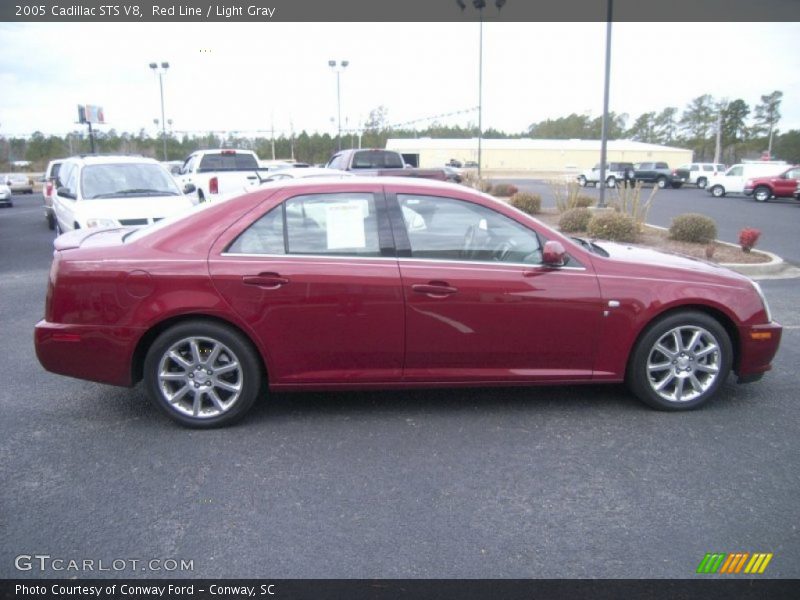 Red Line / Light Gray 2005 Cadillac STS V8