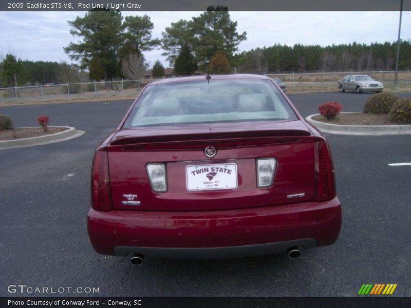 Red Line / Light Gray 2005 Cadillac STS V8