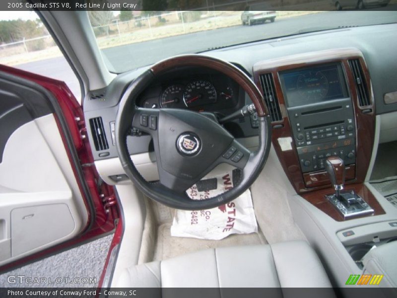 Red Line / Light Gray 2005 Cadillac STS V8