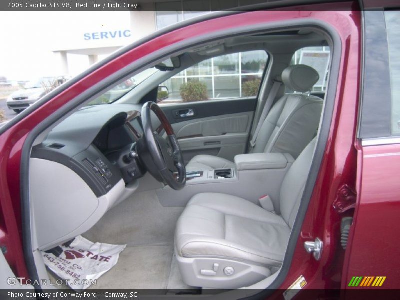 Red Line / Light Gray 2005 Cadillac STS V8