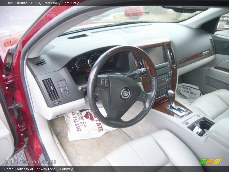 Red Line / Light Gray 2005 Cadillac STS V8