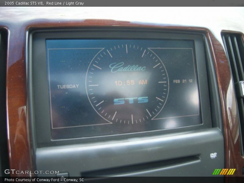 Red Line / Light Gray 2005 Cadillac STS V8