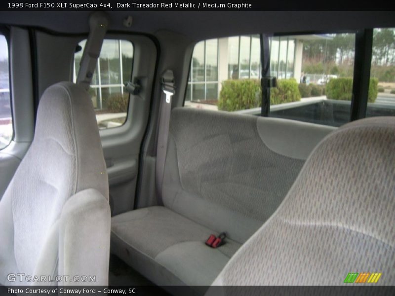 Dark Toreador Red Metallic / Medium Graphite 1998 Ford F150 XLT SuperCab 4x4