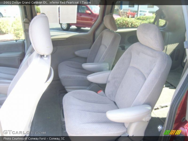 Inferno Red Pearlcoat / Taupe 2001 Dodge Grand Caravan EX
