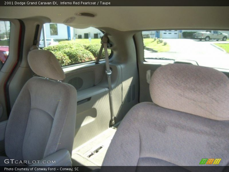 Inferno Red Pearlcoat / Taupe 2001 Dodge Grand Caravan EX