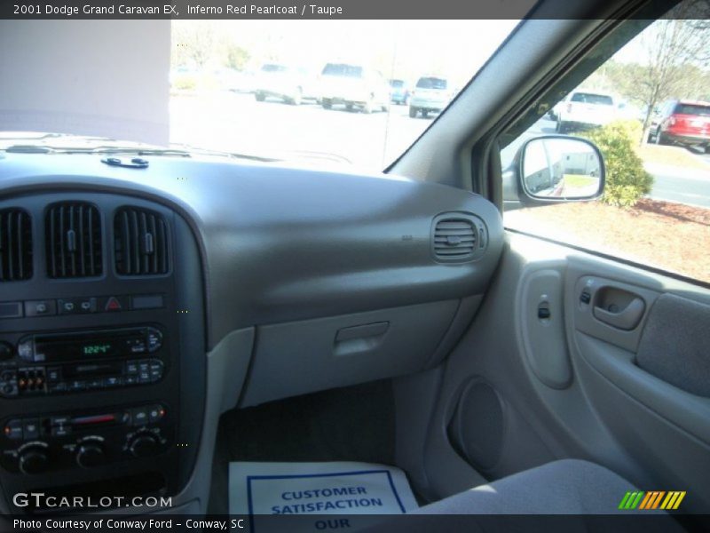 Inferno Red Pearlcoat / Taupe 2001 Dodge Grand Caravan EX
