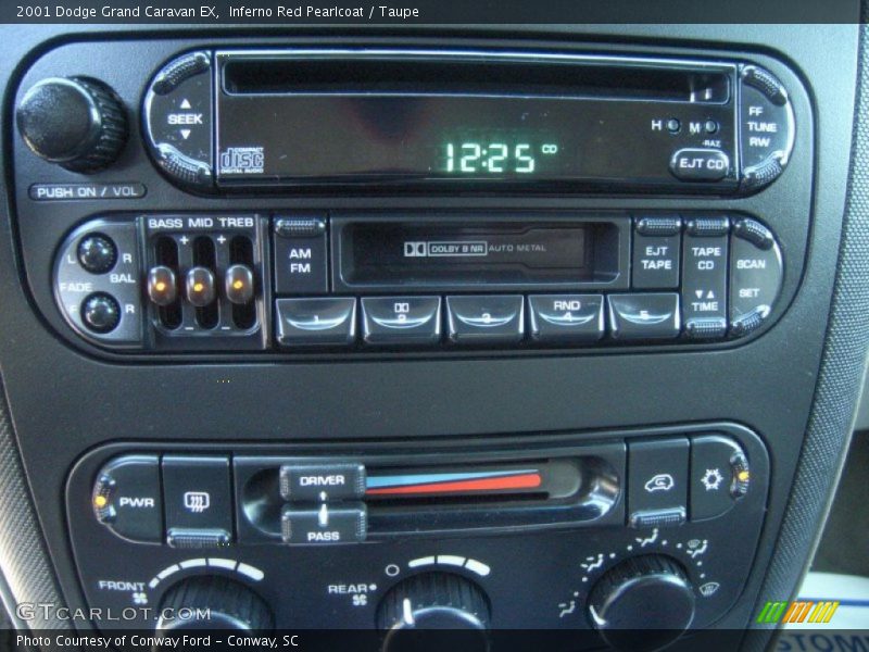 Inferno Red Pearlcoat / Taupe 2001 Dodge Grand Caravan EX