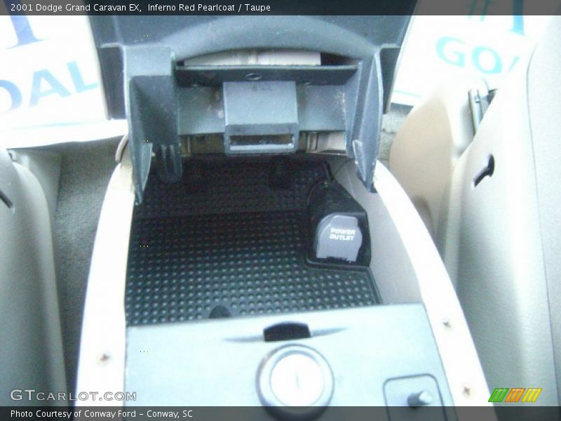 Inferno Red Pearlcoat / Taupe 2001 Dodge Grand Caravan EX