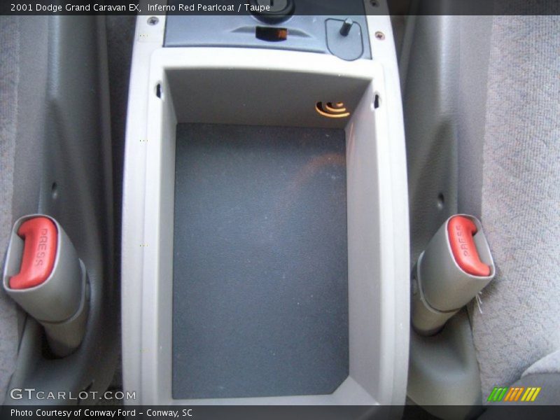 Inferno Red Pearlcoat / Taupe 2001 Dodge Grand Caravan EX