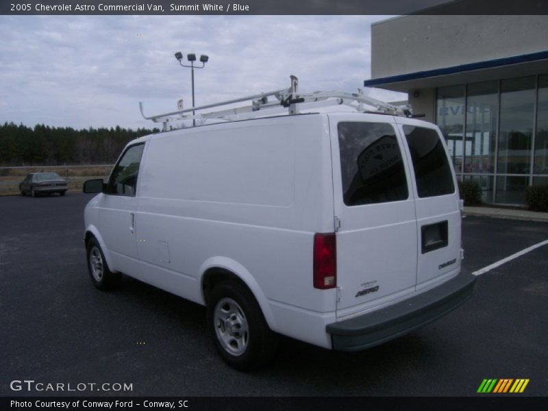 Summit White / Blue 2005 Chevrolet Astro Commercial Van