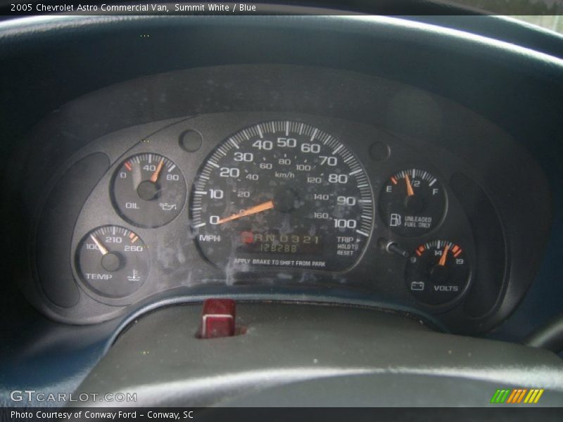 Summit White / Blue 2005 Chevrolet Astro Commercial Van